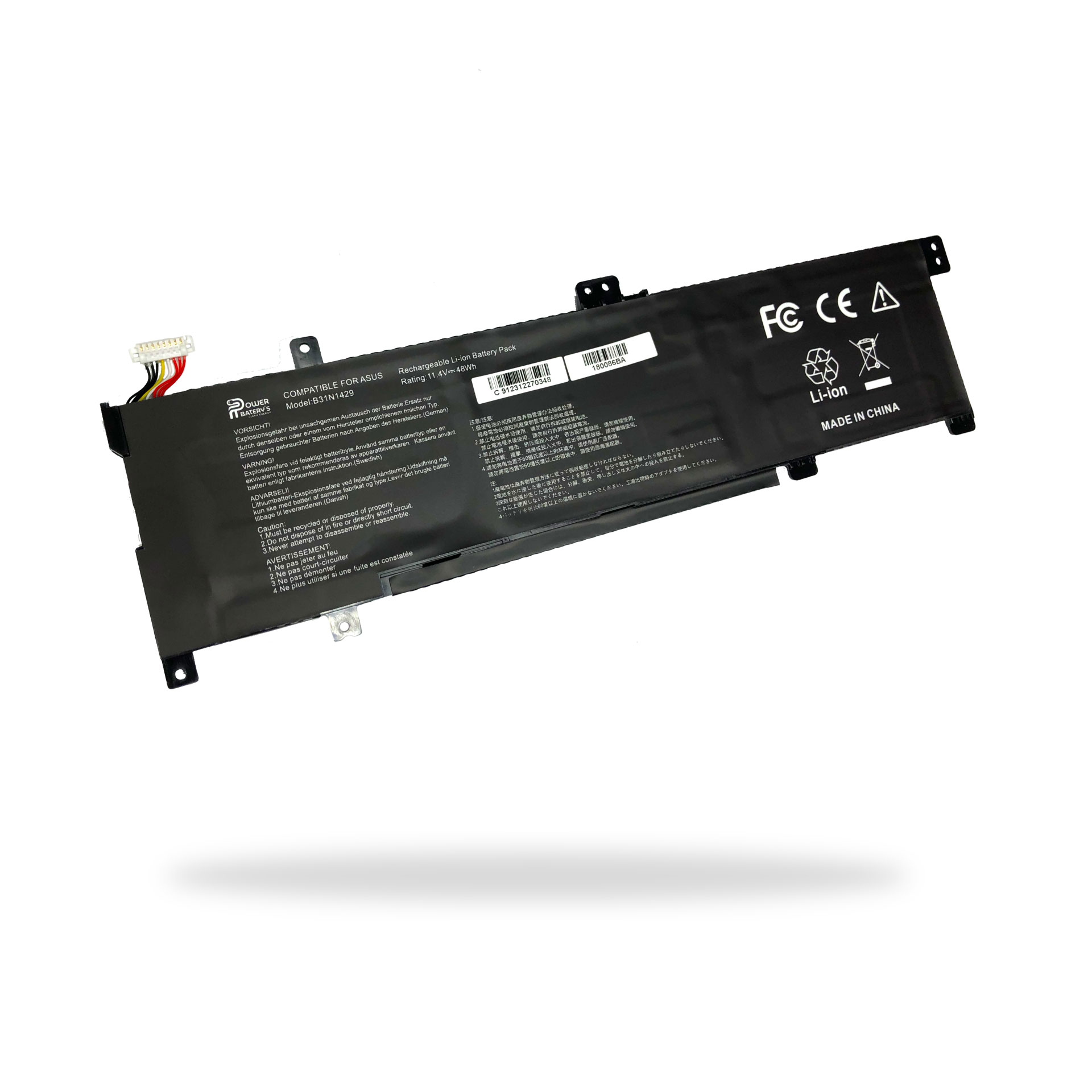 BATERIA PORTATIL ASUS K501 B31N1429 11 4/48WH Memory Mark