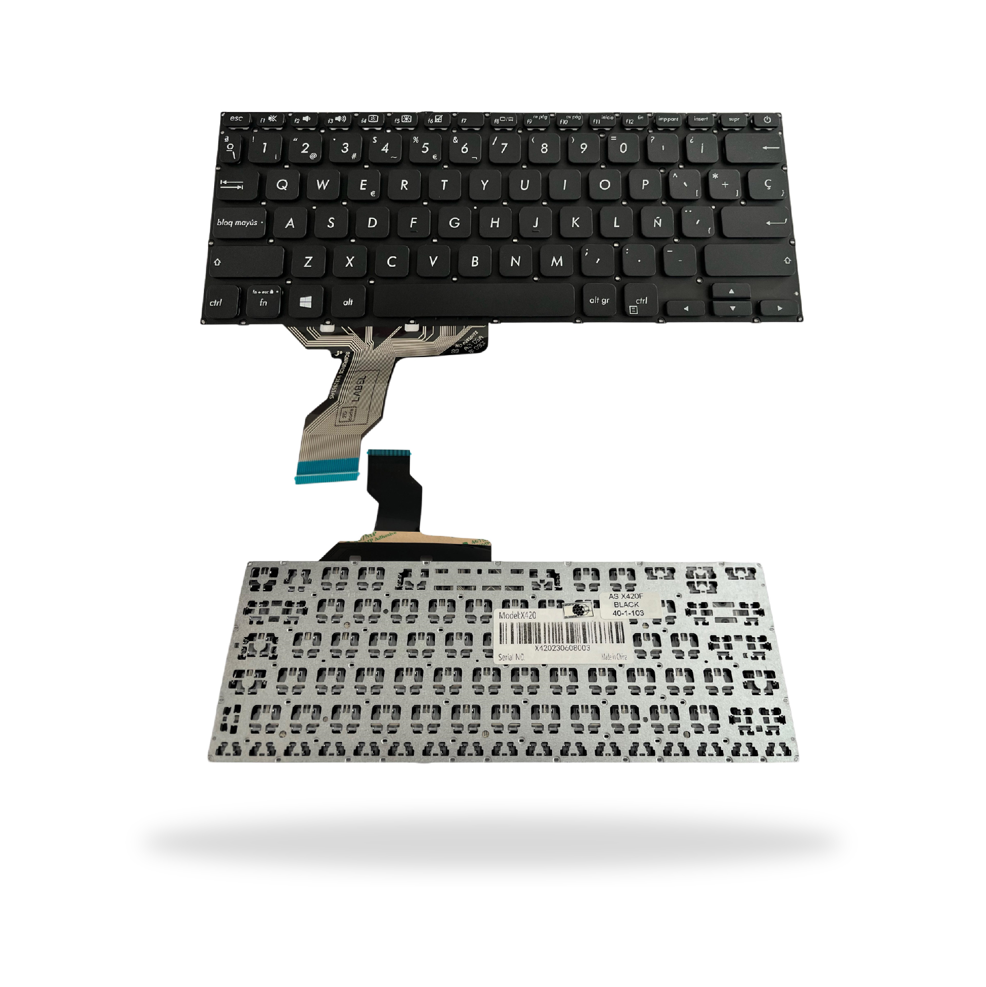 TECLADO PORTATIL ASUS X420F SP BLACK