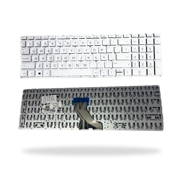 TECLADO PORTATIL HP 15-DA SILVER SP ENTER RECTO