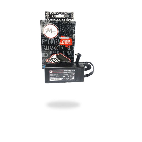CARGADOR PORTATIL DELL 19.5V-3.34A 4.0*1.7- HOMOLOGADO