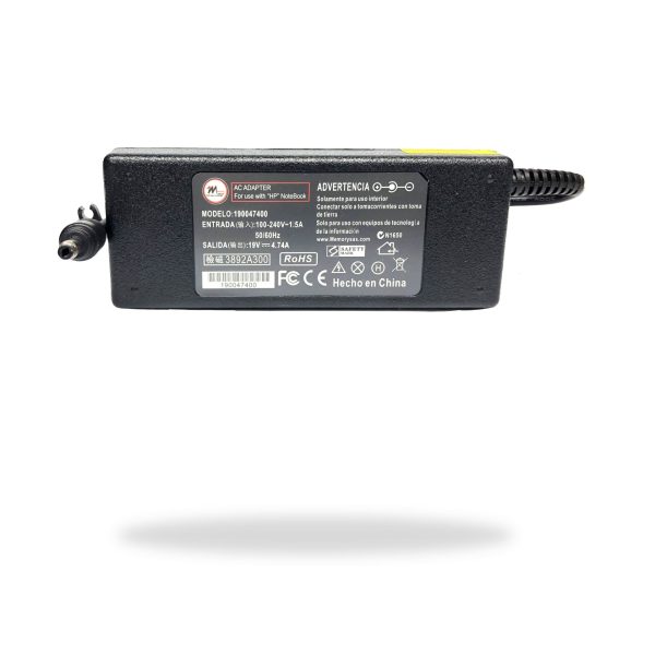 CARGADOR PORTATIL HP 18.5V-4.7A PUNTA BALA- HOMOLOGADO. - Imagen 2