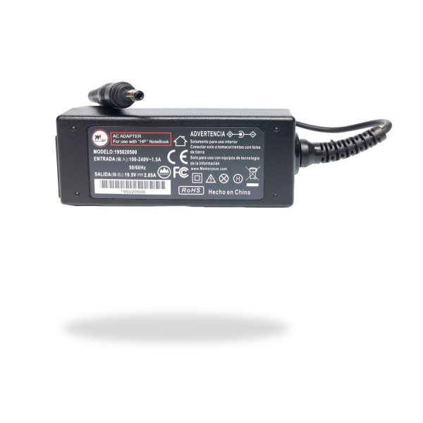 CARGADOR PORTATIL HP 19.5V-2.05A 4.0*1.7- HOMOLOGADO - Imagen 2