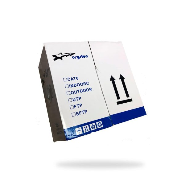 CAJA DE CABLE CATEGORIA 6e ALEACION 305 MTS