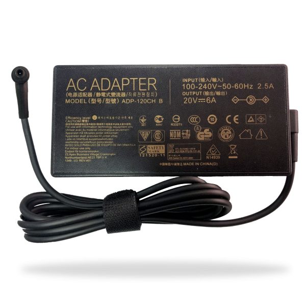 CARGADOR PORTATIL ASUS 20V-6A 4.5*3.0