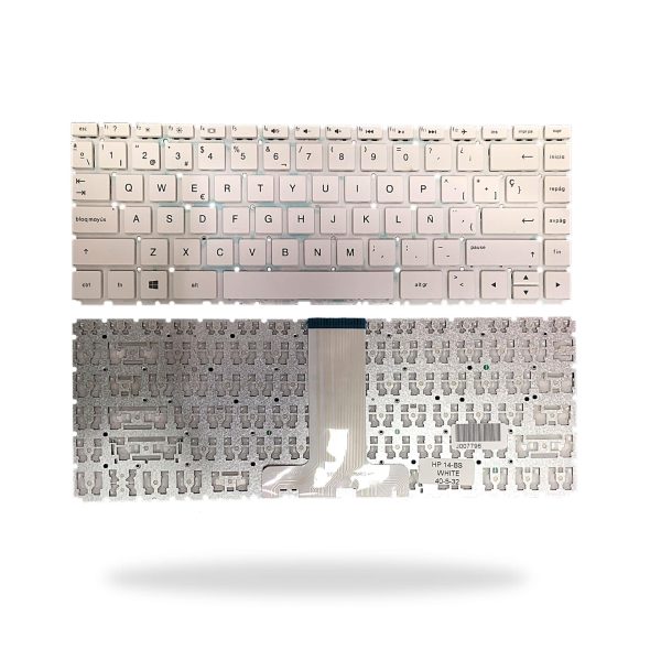 TECLADO PORTATIL HP 14-BS WHITE